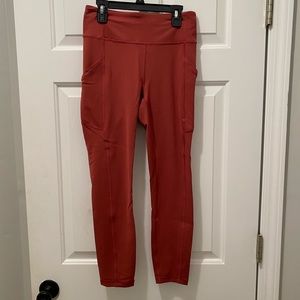 lululemon athletica Red/pink Leggings